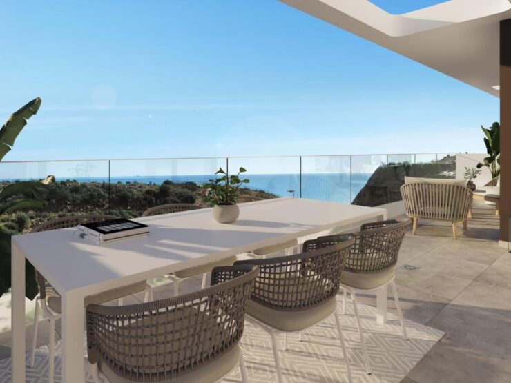 Penthouse in rincon de la victoria 2 beds