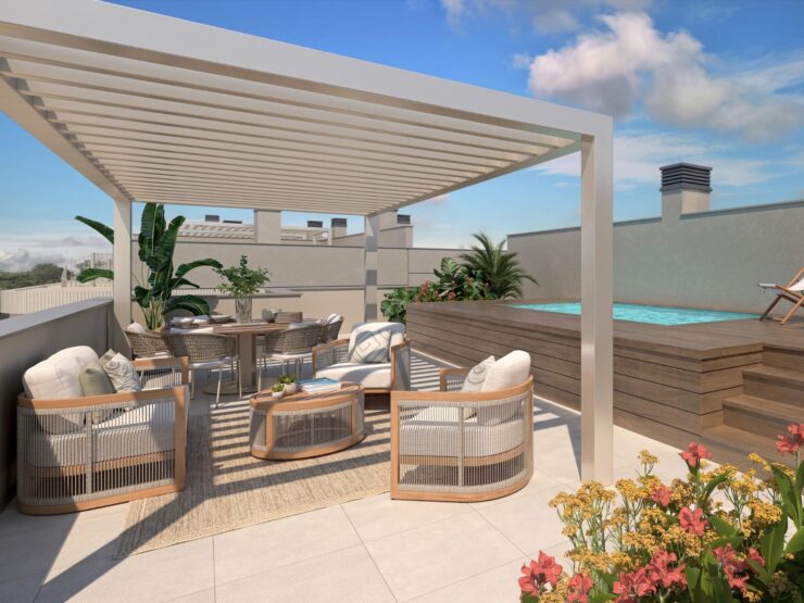Penthouse in Estepona 3 beds