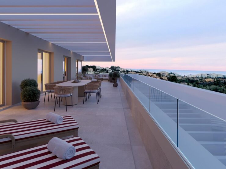 Penthouse in Mijas 3 beds