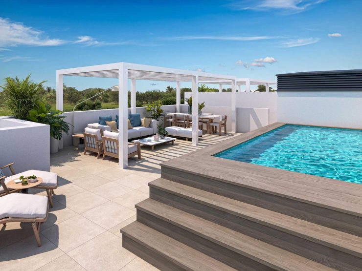 Penthouse in Estepona 3 beds